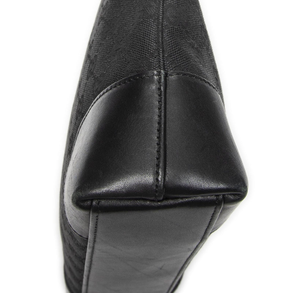 Gucci Shoulder Bo Black GG Canvas — view 7