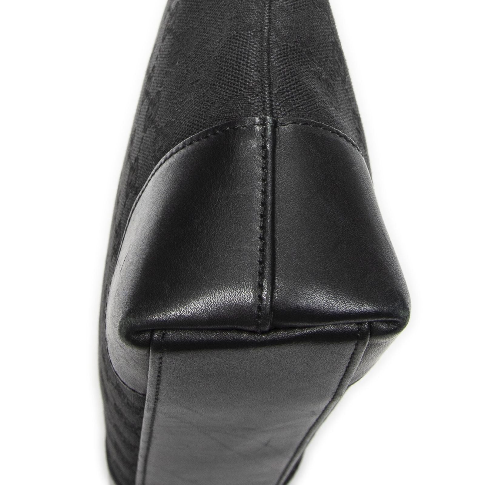 Gucci Shoulder Bo Black GG Canvas — view 7