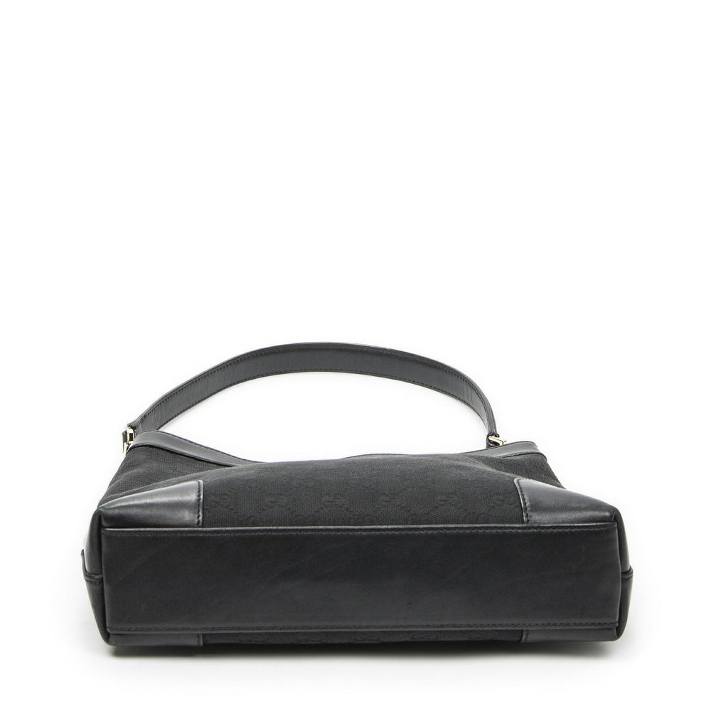 Gucci Shoulder Bo Black GG Canvas — view 6