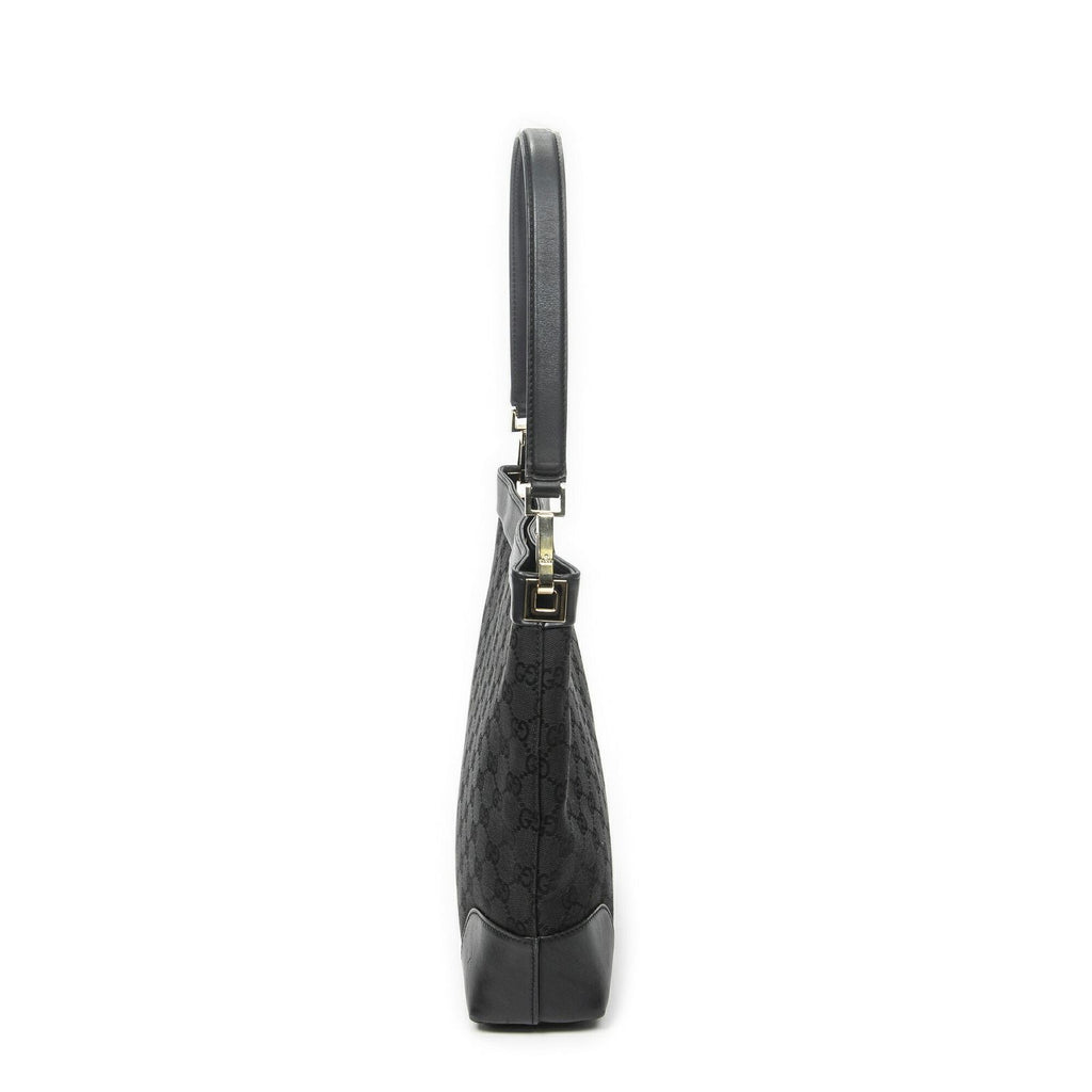 Gucci Shoulder Bo Black GG Canvas — view 3