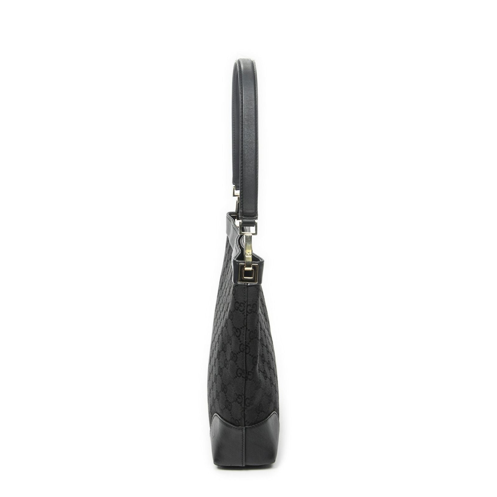 Gucci Shoulder Bo Black GG Canvas — view 3