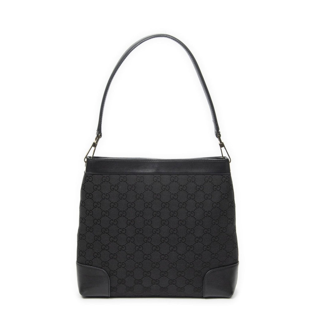 Gucci Shoulder Bo Black GG Canvas