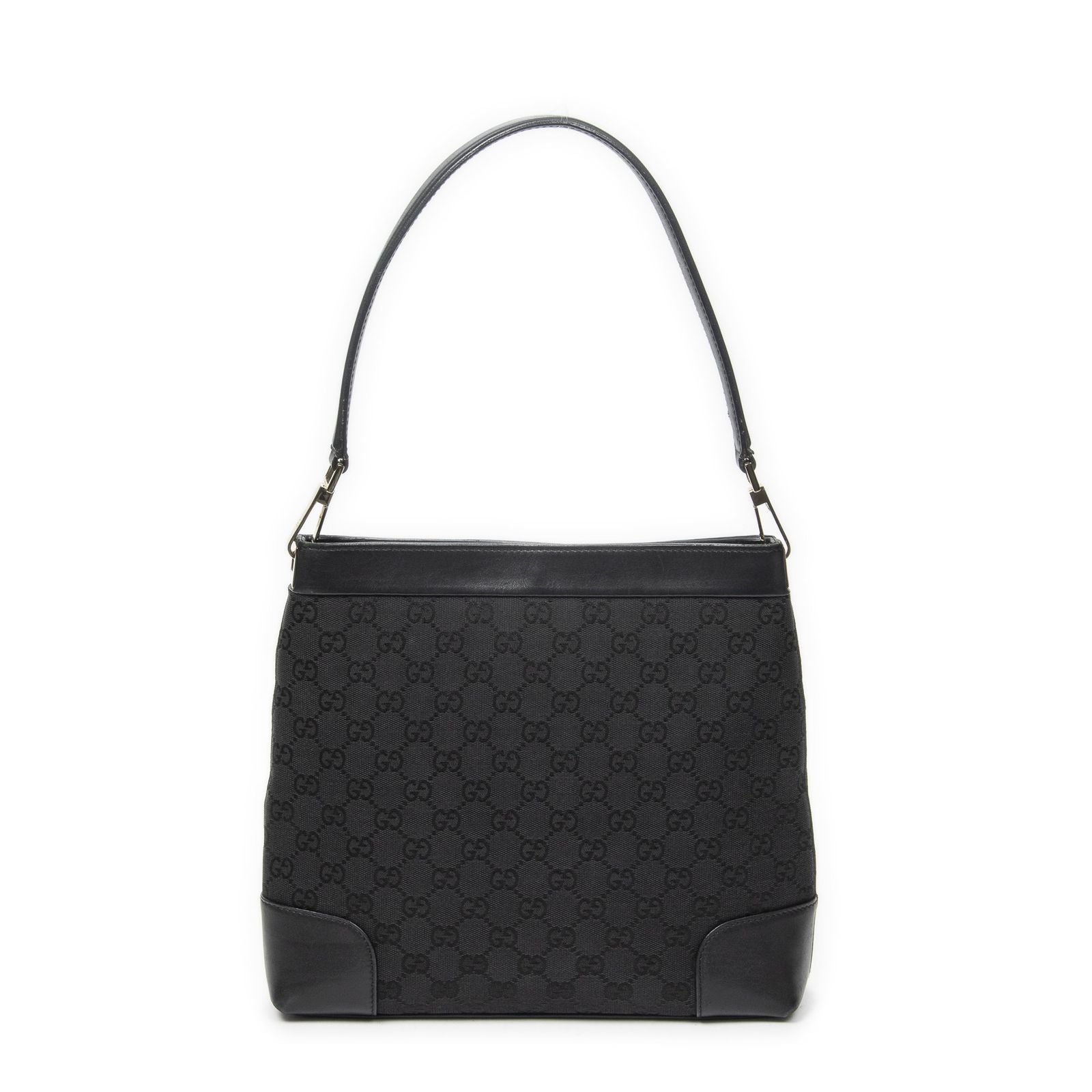 Gucci Shoulder Bo Black GG Canvas