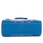 Goyard Saigon Blue Calfskin Leather Din Shoulder — view 6