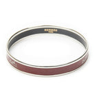 Hermes Enamel Bangle N Logo Motif Fu Bracelet — view 2