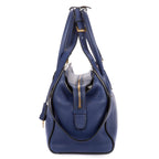Prada Double Handle Tote Navy Viterodino — view 3