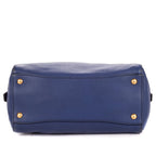 Prada Double Handle Tote Navy Viterodino — view 6