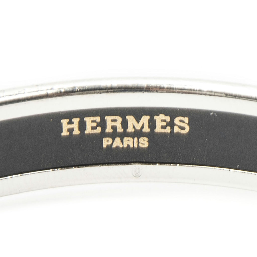 Hermes Enamel Bangle Multicolor Alphabet Motifa Bracelet — view 4