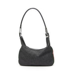 Gucci Web Zip Bo Black Denim Canvas Shoulder — view 5
