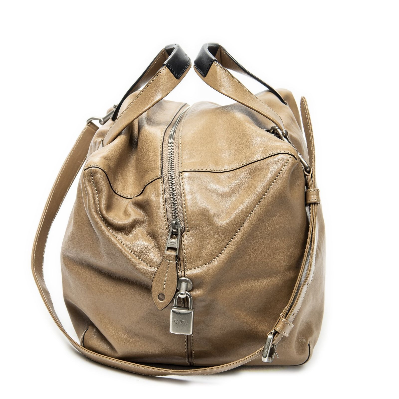 Loewe Organami Cubo Tongue Calfskin Leather Shoulder — view 4