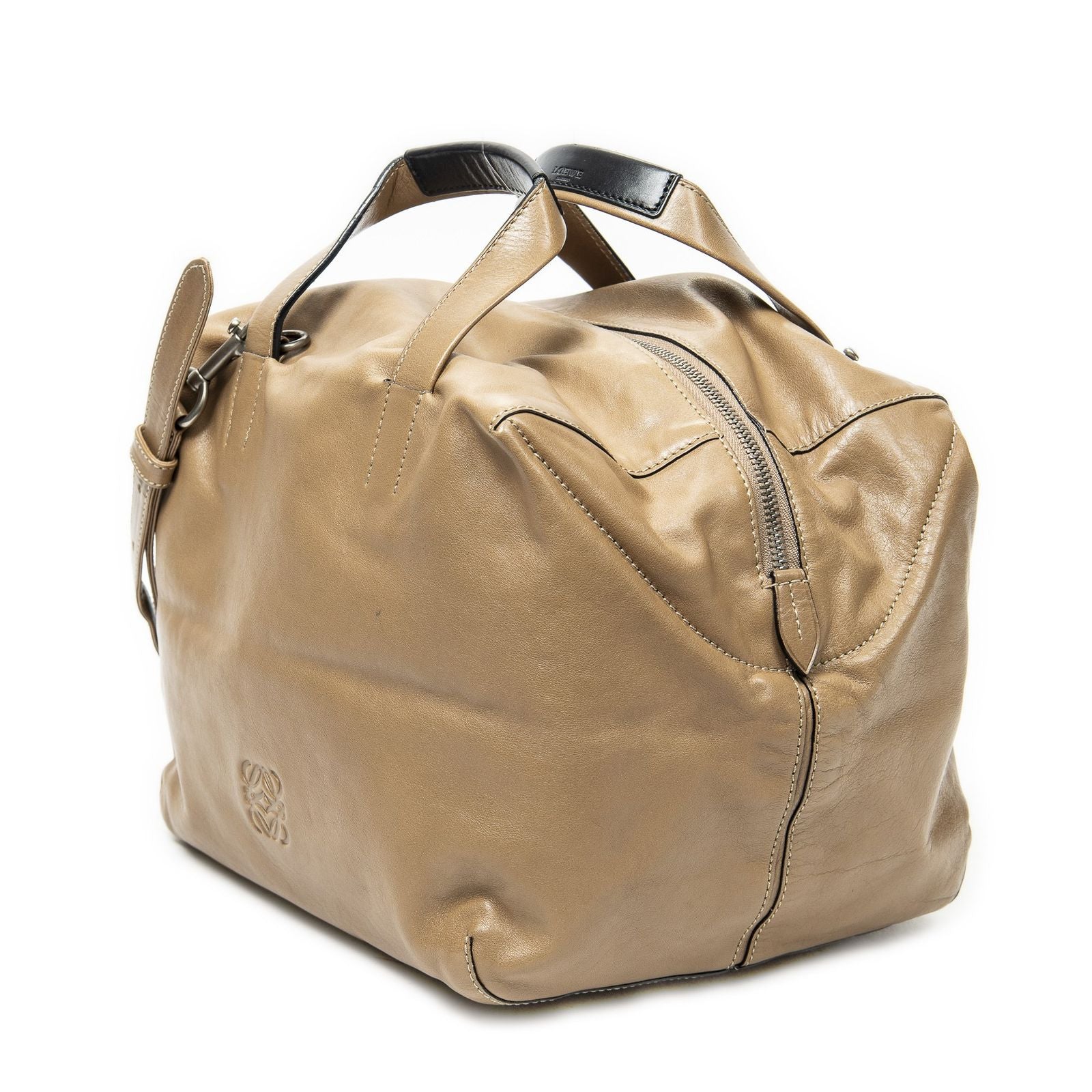 Loewe Organami Cubo Tongue Calfskin Leather Shoulder — view 2