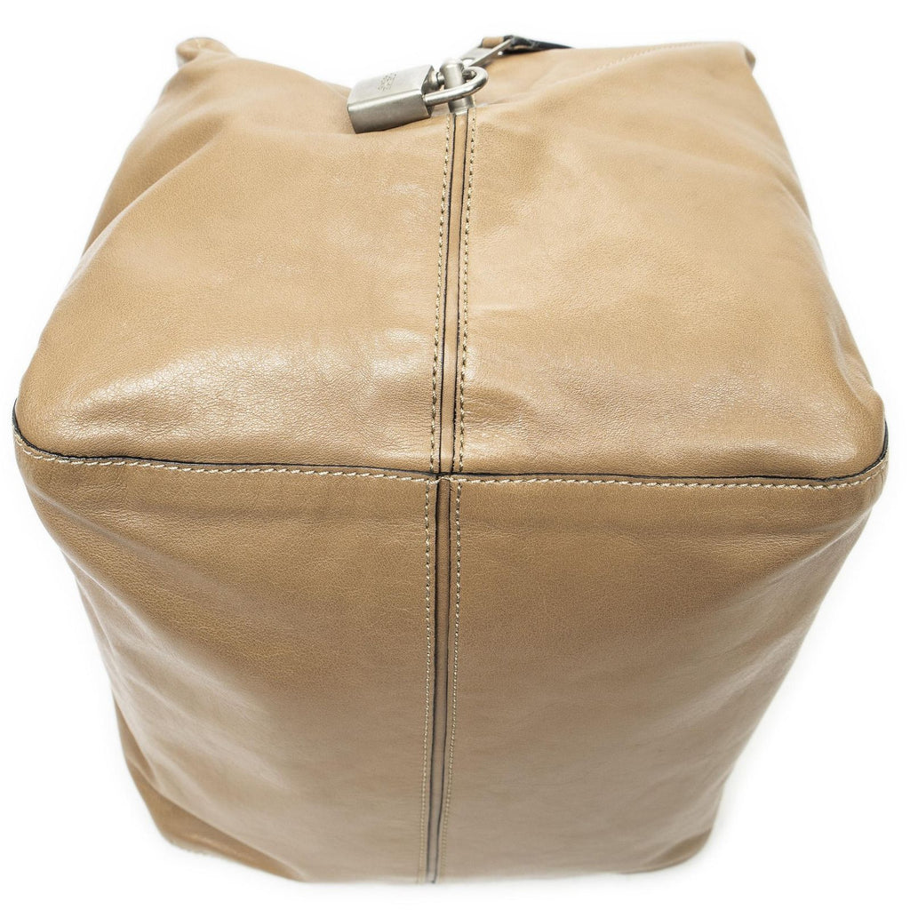 Loewe Organami Cubo Tongue Calfskin Leather Shoulder — view 8