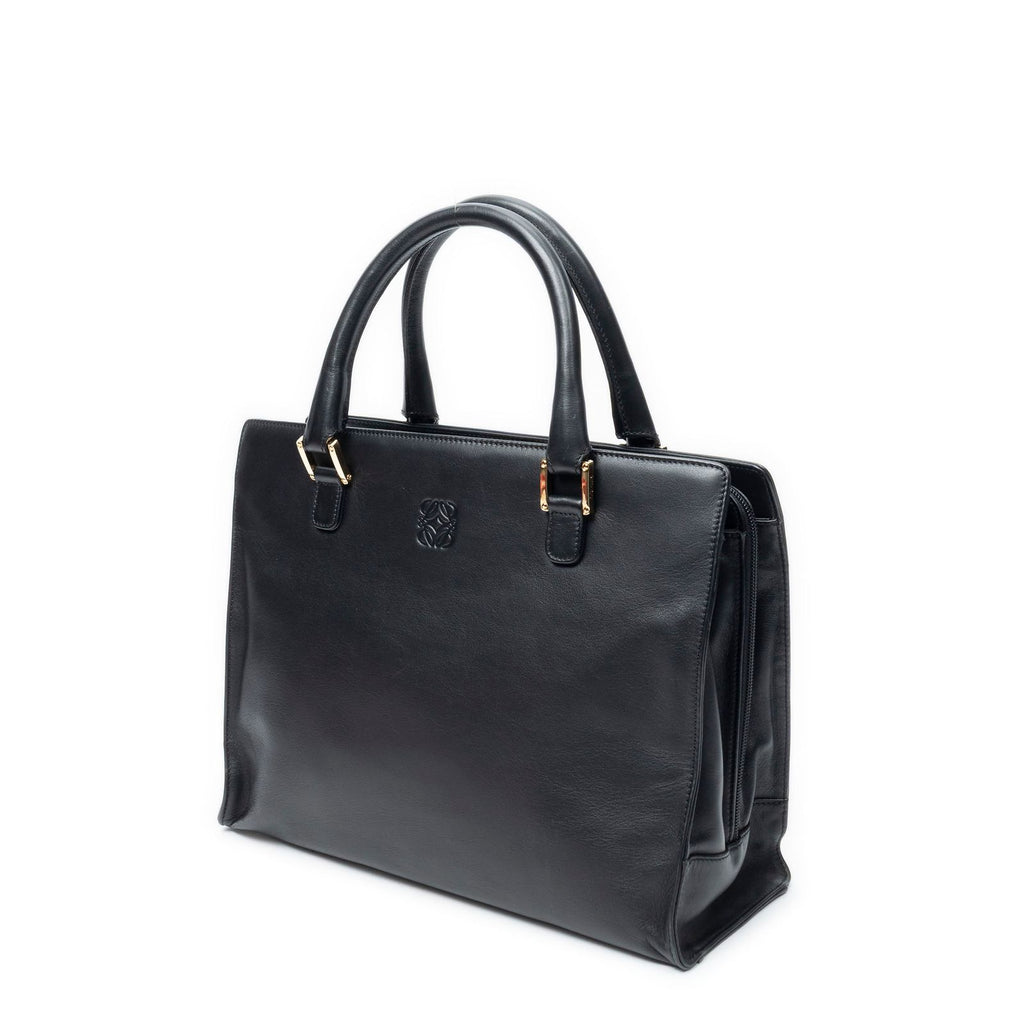 Loewe Anagram Executive Tote Black Calfskin Leather — view 2