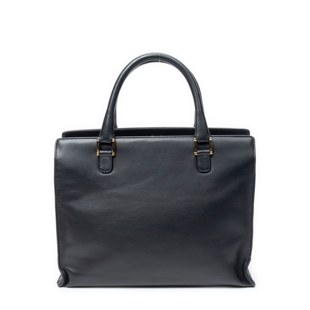 Loewe Anagram Executive Tote Black Calfskin Leather — view 5