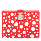 Louis Vuitton Yayoi Kusama Infinity Dots Paul Note Cover Red White Epi Pla