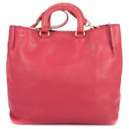 Prada GG Tote Pink Calfskin Leather — view 5