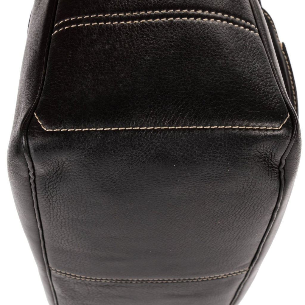 Celine Boogie Bag Black Spike Calfskin Leather — view 7