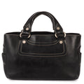 Celine Boogie Bag Black Spike Calfskin Leather