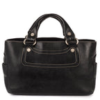 Celine Boogie Bag Black Spike Calfskin Leather