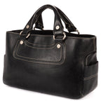 Celine Boogie Bag Black Spike Calfskin Leather — view 2