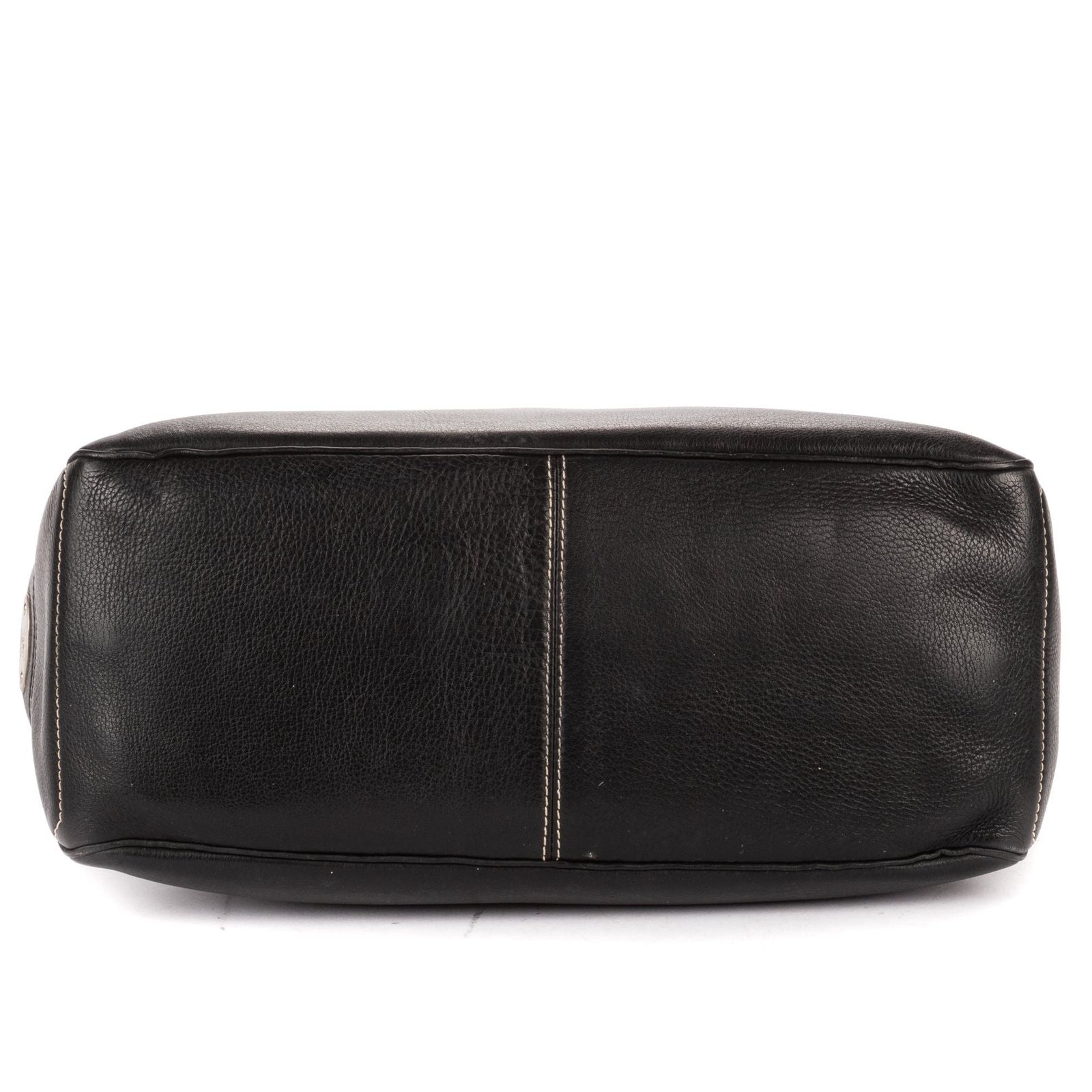 Celine Boogie Bag Black Spike Calfskin Leather — view 6