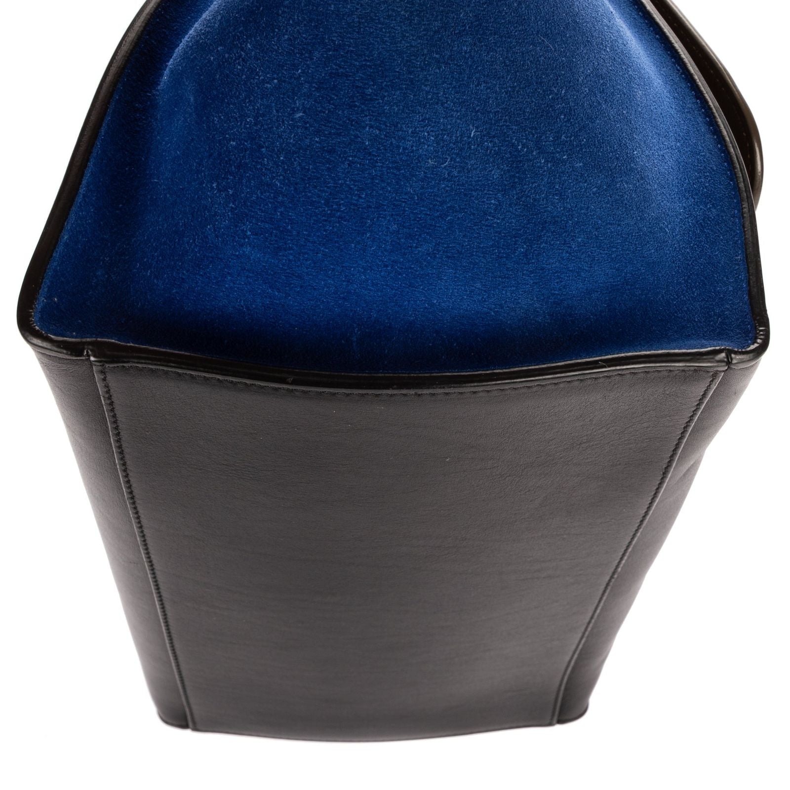 Celine Tricolor le Trapeze Zuto Pu Black Blue Smooth Calfskin Shoulder — view 8