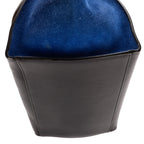 Celine Tricolor le Trapeze Zuto Pu Black Blue Smooth Calfskin Shoulder — view 7