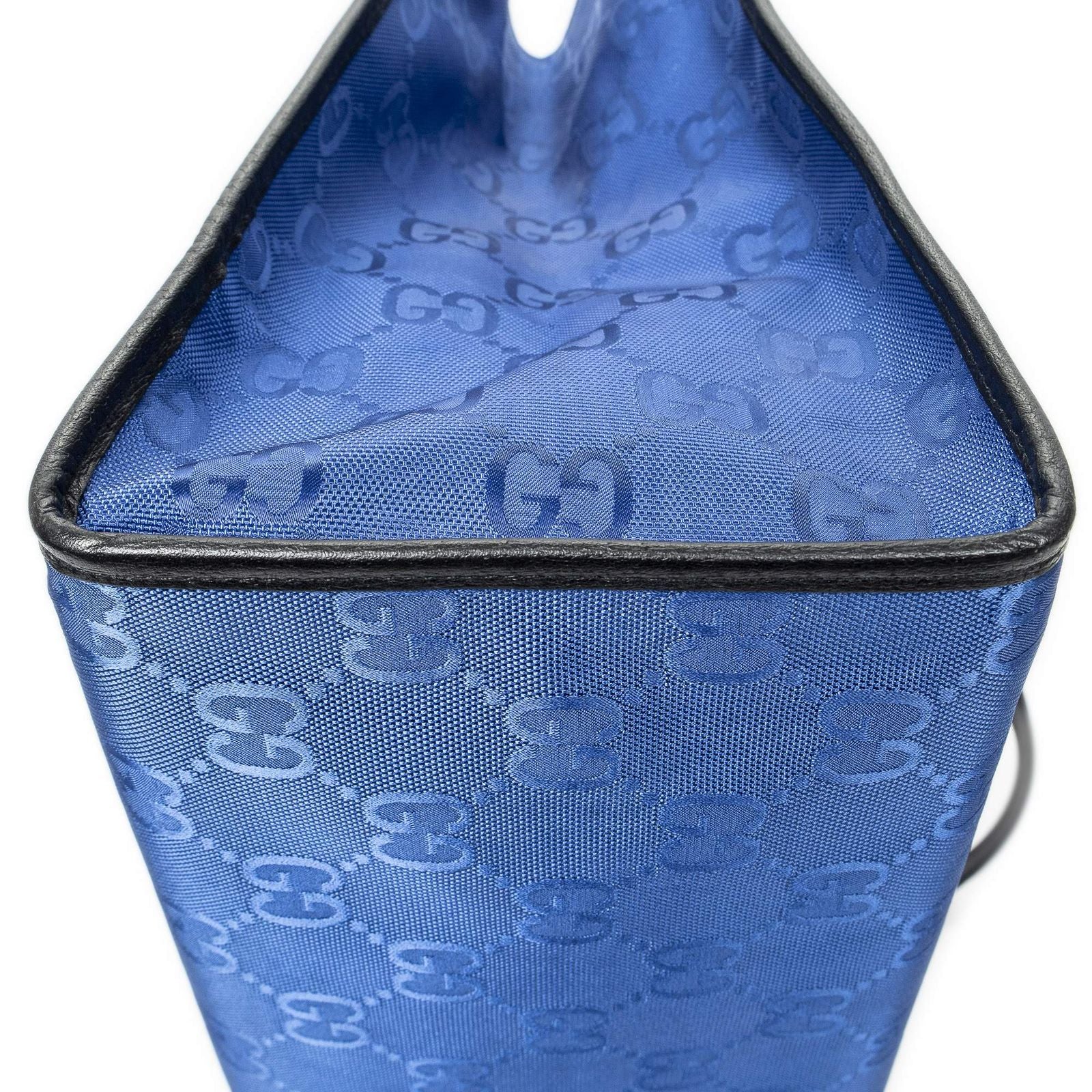 Gucci Off the Grid Blue Jumbo GG Canvas Shoulder — view 7