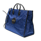 Gucci Off the Grid Blue Jumbo GG Canvas Shoulder — view 2