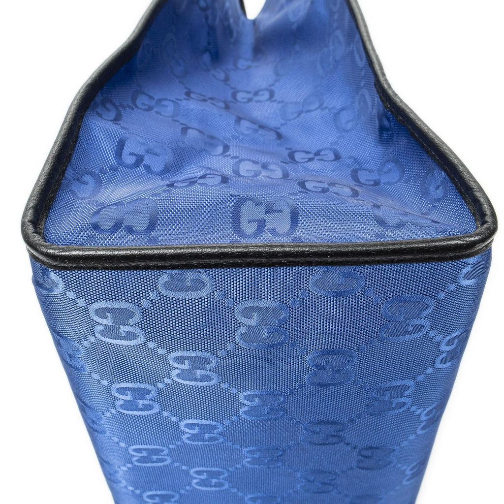 Gucci Off the Grid Blue Jumbo GG Canvas Shoulder — view 8