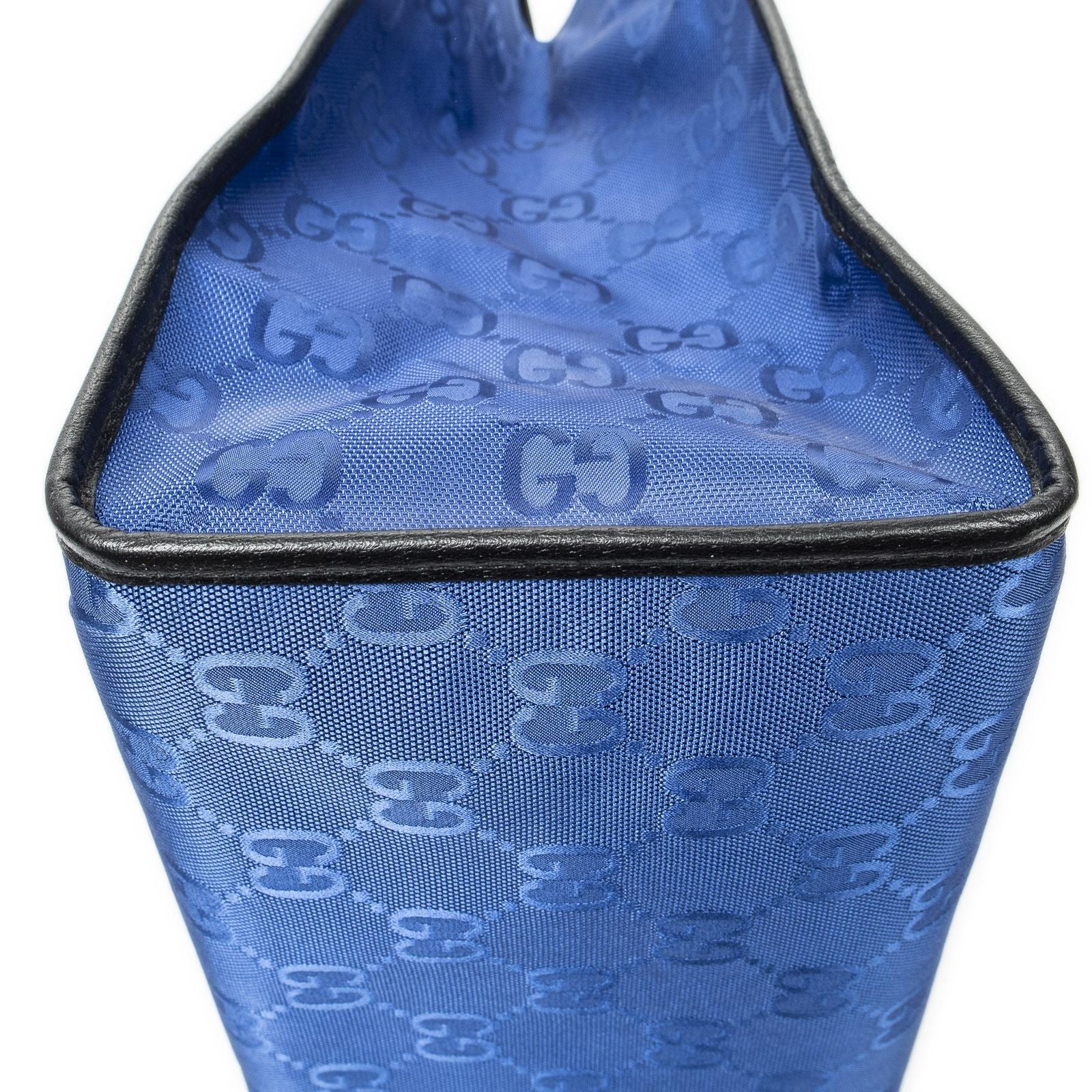 Gucci Off the Grid Blue Jumbo GG Canvas Shoulder — view 8