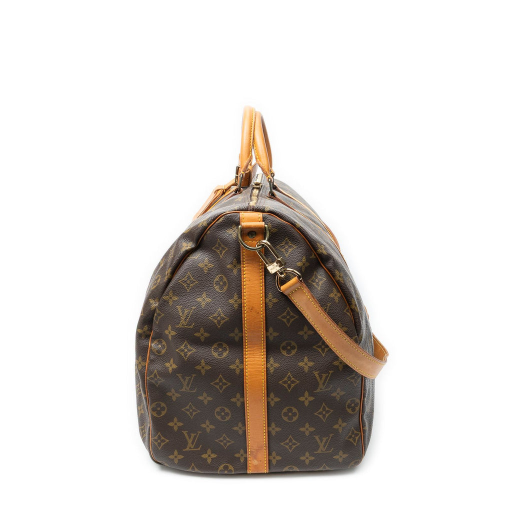 Louis Vuitton Keepall Bandouliere Brown Monogram Canvas — view 3