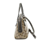 Gucci Mini Ma Si Crossbody Beige Crystal Canvas — view 3