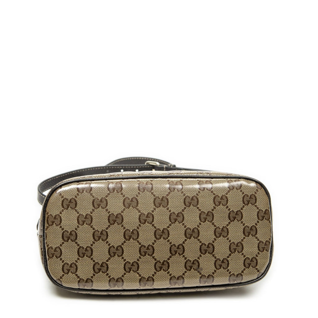 Gucci Mini Ma Si Crossbody Beige Crystal Canvas — view 6