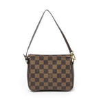 Louis Vuitton Trousse Makeup Pouch Brown Damier Ebene