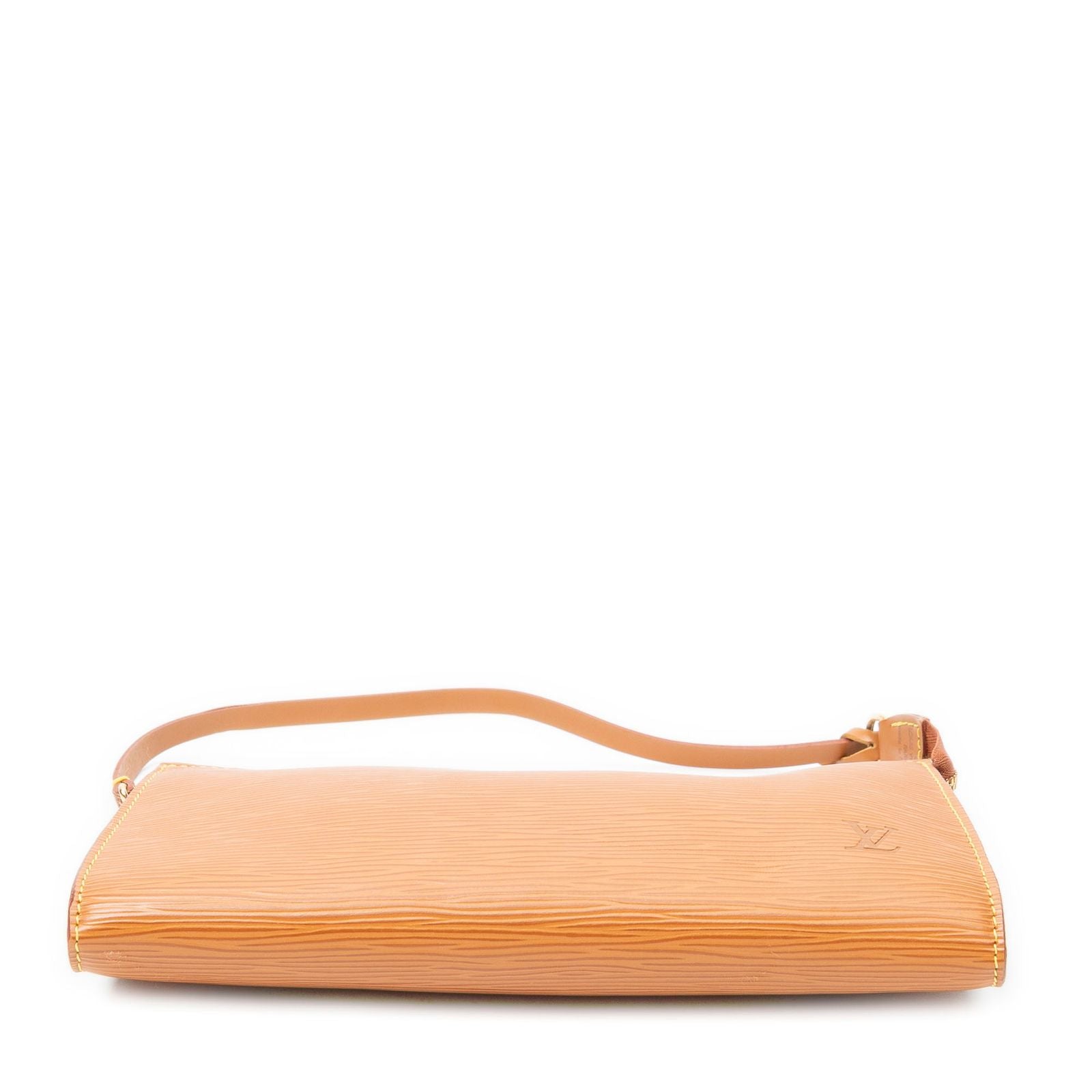 Louis Vuitton Pochette Gold Epi Handbag — view 6