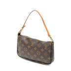 Louis Vuitton Pochette Brown Monogram Canvas Handbag — view 2
