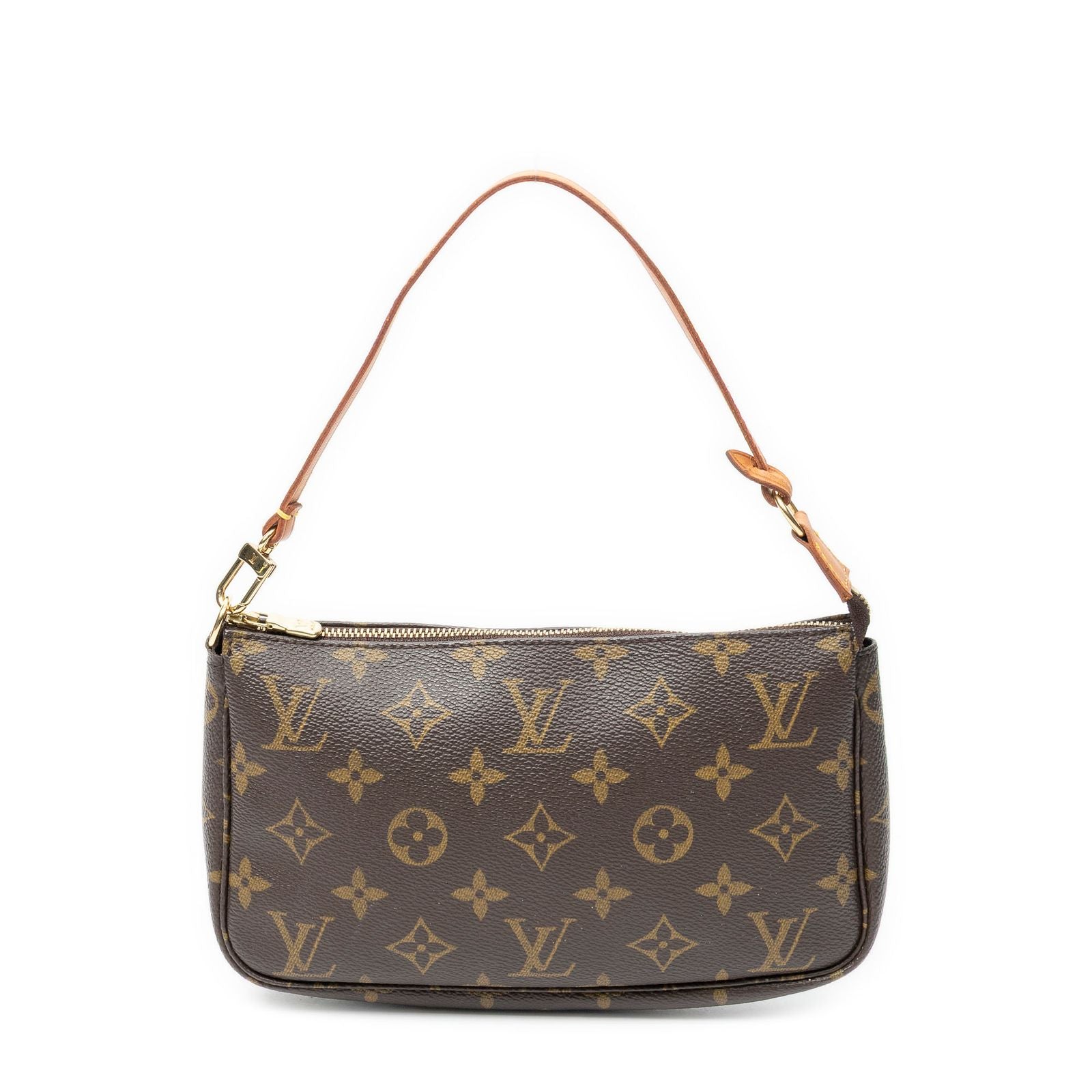 Louis Vuitton Pochette Brown Monogram Canvas Handbag — view 5