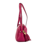 Gucci Soho Disco Pink Gray Leather Shoulder — view 5