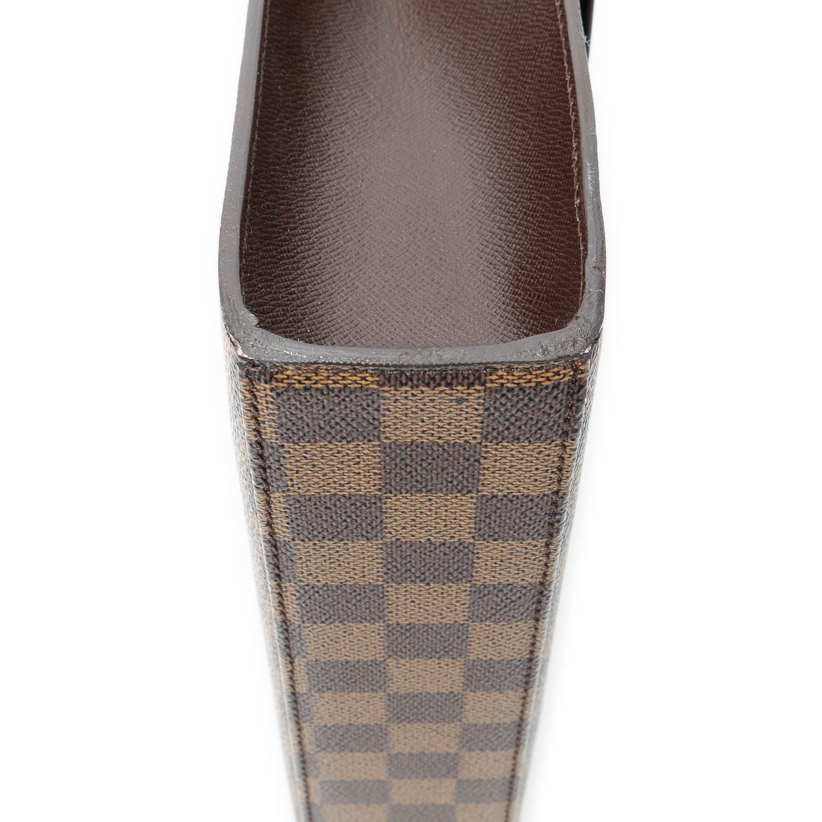 Louis Vuitton Malesherbes Brown Damier Ebene Handbag — view 8