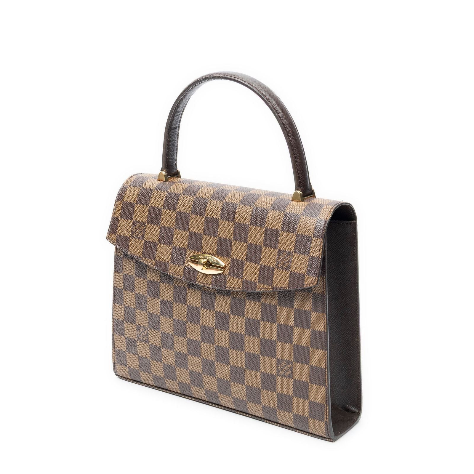 Louis Vuitton Malesherbes Brown Damier Ebene Handbag — view 2
