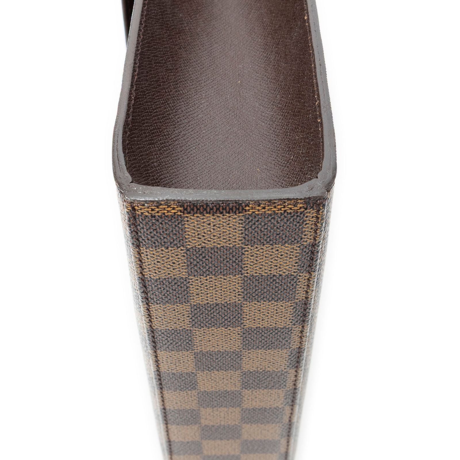 Louis Vuitton Malesherbes Brown Damier Ebene Handbag — view 7