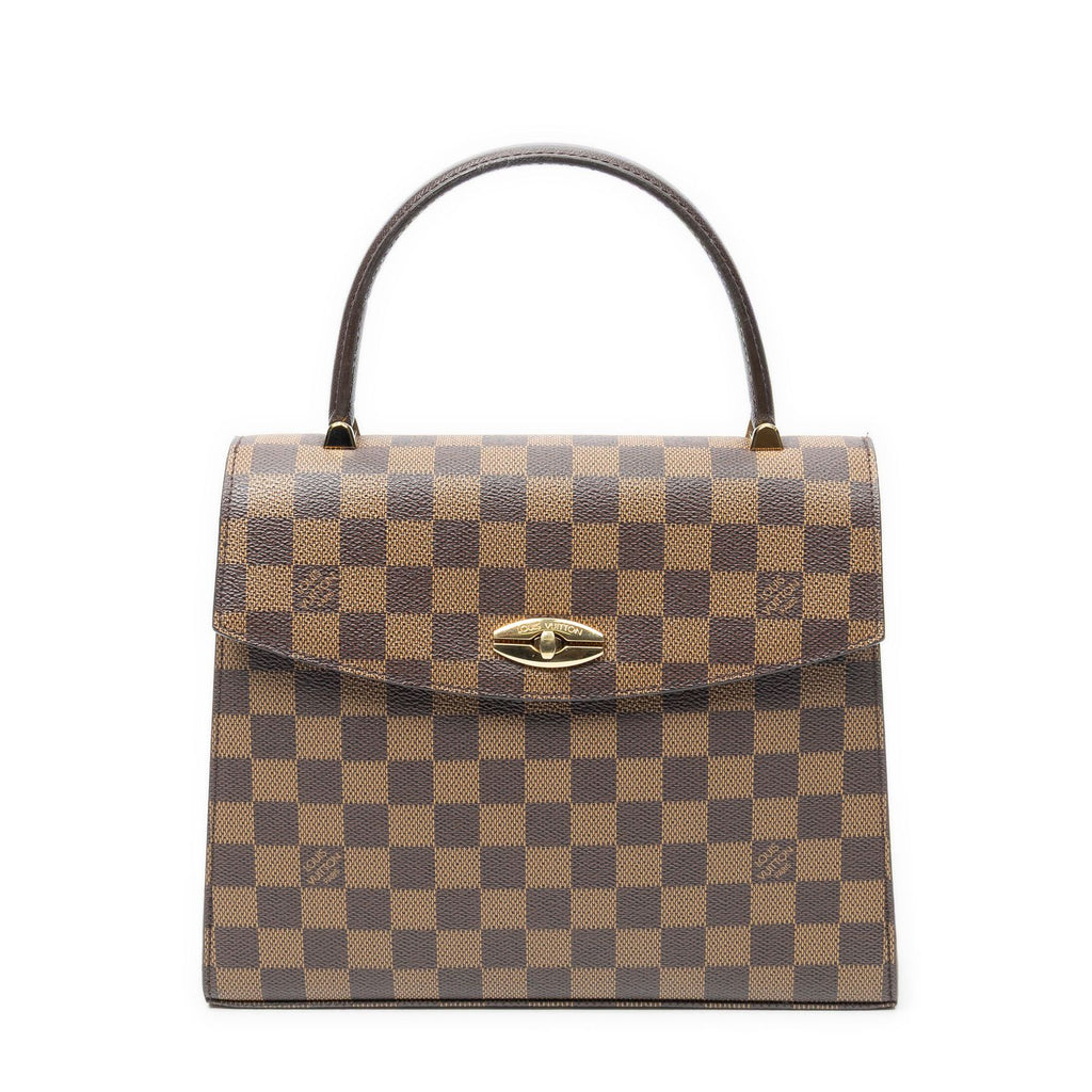 Louis Vuitton Malesherbes Brown Damier Ebene Handbag