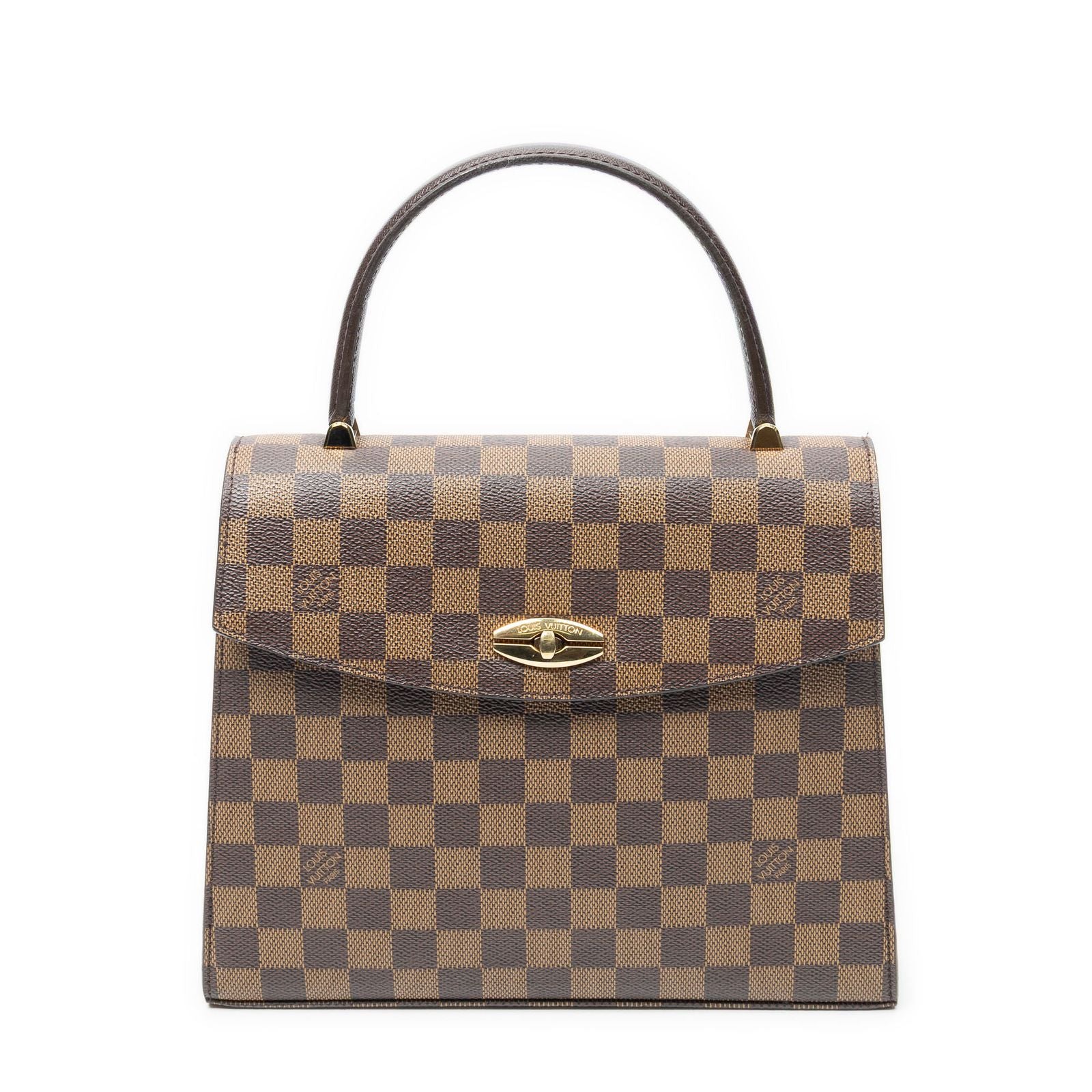 Louis Vuitton Malesherbes Brown Damier Ebene Handbag