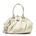 Gucci Midi Amsu Key Boston Ivory Guccissima Shoulder