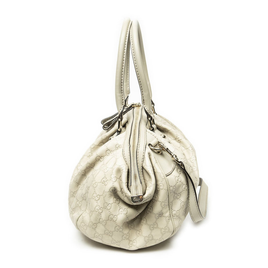 Gucci Midi Amsu Key Boston Ivory Guccissima Shoulder — view 3