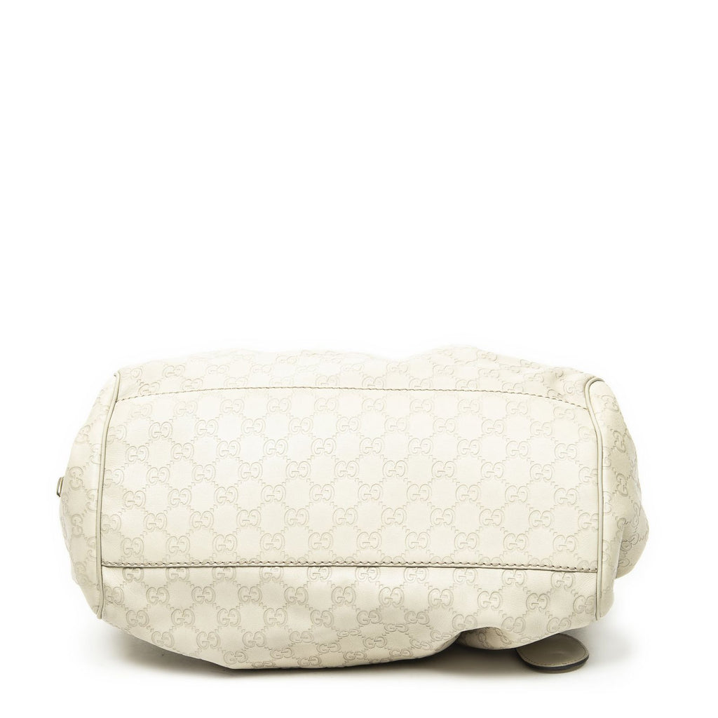 Gucci Midi Amsu Key Boston Ivory Guccissima Shoulder — view 6