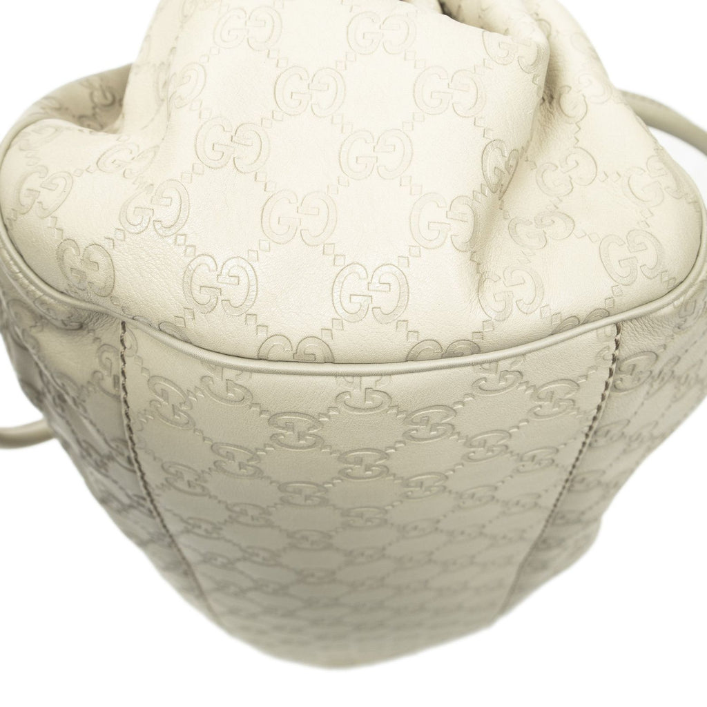 Gucci Midi Amsu Key Boston Ivory Guccissima Shoulder — view 8