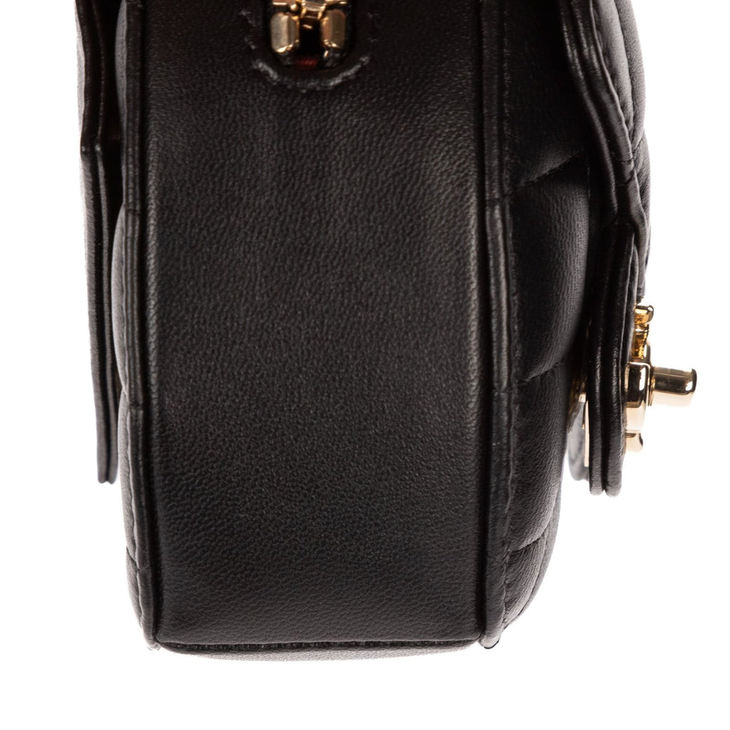 Chanel Heart Belt Bag Black Quilted Lambskin Leather — view 8