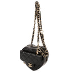 Chanel Heart Belt Bag Black Quilted Lambskin Leather — view 2